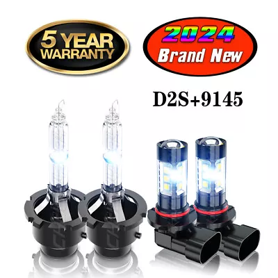 For Lexus IS300 2001-2002 D2S Xenon HID Headlight Low Beam+9006 Fog Light Bulbs • $29.99