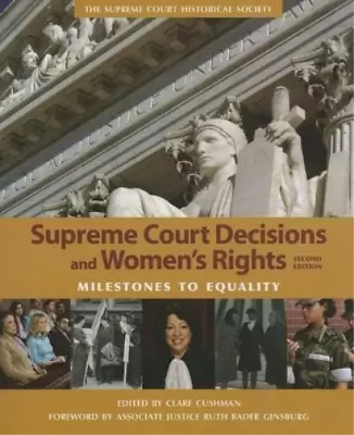 Clare Cushman Supreme Court Decisions And Women′s Rights (Paperback) • $123.01