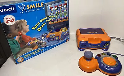 $39.97 • Buy Vtech V.Smile TV Learning System Game Console Joystick NO GAME CARTRIDGE Tested