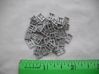 Lot Of 42 N-Tech NT-CM-06 Small Double Hung Windows Metal Detail Parts N Scale • $29.99