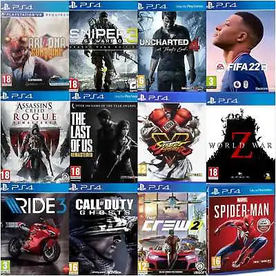 PS4 Games Buy 1 Or Bundle Up - Super Fast Delivery • £12.99