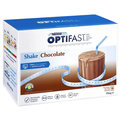 £38.48 • Buy Optifast VLCD Chocolate Shake 18 X 53g Sachets (954g) Meal Replacement Diet