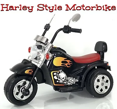 Hot Harley Kids 3 Wheel Electric Ride On Motorbike Motorcycle Motor Bike Scooter • $69.95