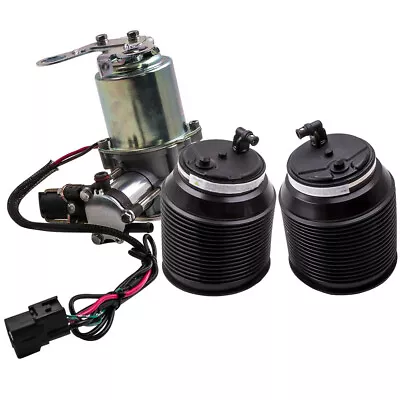 1x Air Compressor With 2x Rear L+R Air Spring Bags For Toyota 4 Runner 03-09 • $414.99