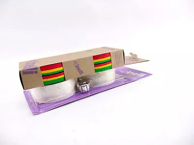  Cinelli Handlebar Tape Rasta Striped & White Bar Vintage Bike NOS X 2 Packs  • $40