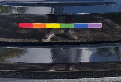 LGBT Gay Pride Rainbow Flag Car Vinyl Decal Or Magnet Outdoor Window Car Sticker • $4.99