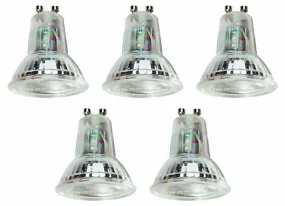 5 X Megaman 142220E Dimmable LED GU10 Bulb /Lamp 4.7 Watt 2800K Warm White Glass • £20.20