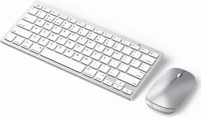 £20 • Buy Slim Wireless Bluetooth Keyboard And Mouse Combo For IPhone IPad Mac PC Android 
