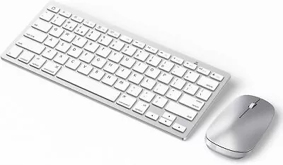 Slim Wireless Bluetooth Keyboard And Mouse Combo For IPhone IPad Mac PC Android  • £20