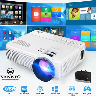 VANKYO LEISURE 3 Mini HD 1080P Home Cinema Portable Theater Movie Projector • $33.95