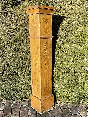 LARGE ANTIQUE VICTORIAN OAK NEWEL POST  COLUMN Architecture Salvage #33 • $274.99