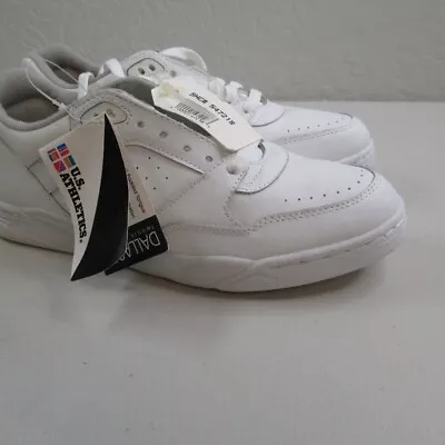 Vintage Sneakers White Walking Shoes NOS US Athletics Costume Prop Retro  • $23.99