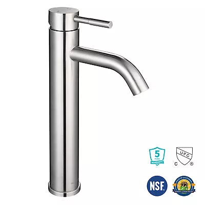 Aquaterior Tall Bathroom Faucet For Vessel Single Hole Mixer Tap AB1953 NSF CUPC • $46.90