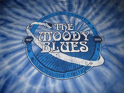 The Moody Blues 2013 Timeless Flight The Voyage Continues Concert T Shirt Sz XL • $79.99