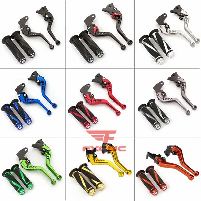 For Suzuki SV650 SV650S 1999-2009 Brake Clutch Levers Grips Short Long Adjust • $25.98