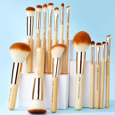 $24.61 • Buy Jessup Makeup Brushes Set 15Pcs Powder Foundation Eyeshadow Blush Make Up Brush 