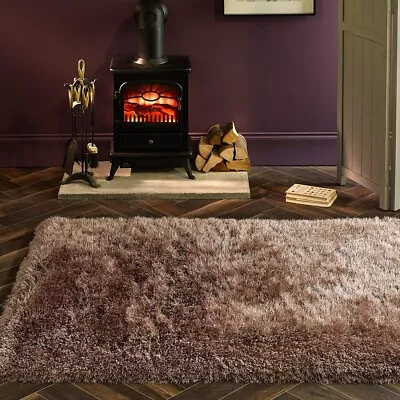 Extravagance Mink Shaggy Rug By Origins • £54