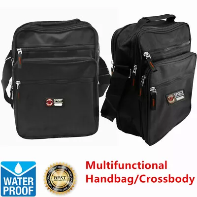 Black Men Waterproof Messenger Shoulder Satchel Business Briefcase Hand Bag 11  • $10.99