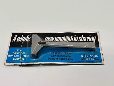 Vintage Wilkinson Sword Bonded Razor Shaving System Free Sample (F) • $10.99