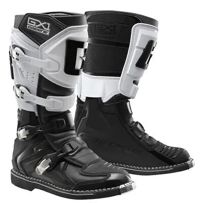 Gaerne Adult Gx1 Mx Boots White/black Motocross Off-road Enduro Quad • £216