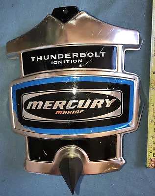 Vintage Mercury Thunderbolt Boat Outboard Motor Engine Case Cover Part Sign   • $69.79