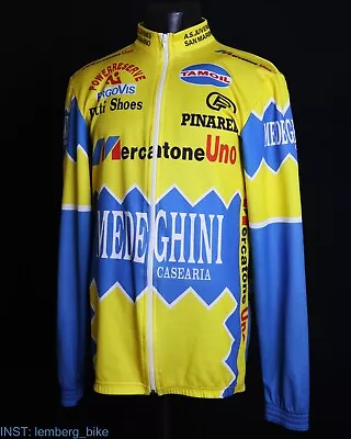 Mercatone Uno Medeghini 1994 Nalini Cycling Long Sleeve Jersey Vintage 1990s (XL • $85