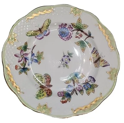 Herend Porcelain Handpainted Queen Victoria Dessert Plate 515/vbo • $75