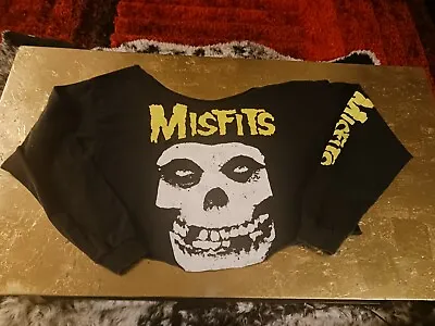 Vintage Misfits Custom Size 2xl Black Over The Shoulder Flashdance Style... • $19.99