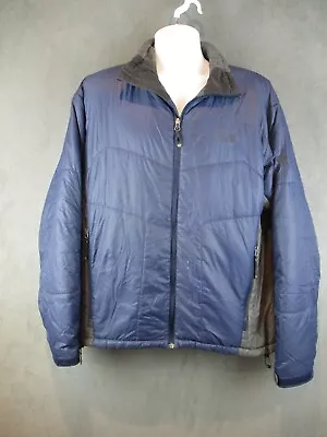 Mountain Hardware Jacket Mens XL Blue Primaloft Insulated Full Packable • $49.95