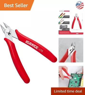 Wire Cutters - Flush Cutter Side Cutting Pliers - Ideal For Ultra-fine Cutting • $11.99