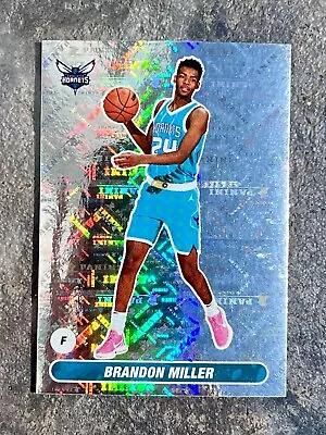 2023-24 NBA Stickers Base Sticker #141 Brandon Miller FOIL - Charlotte Hornets • $0.99