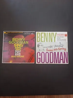 C. 1940's Vintage Pair (2) BENNY GOODMAN VINYL 45 RPM RECORDS~ Big Band Jazz • $8