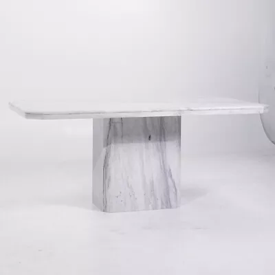 Mid Century Italian Carrara Marble Dining Table • $4595