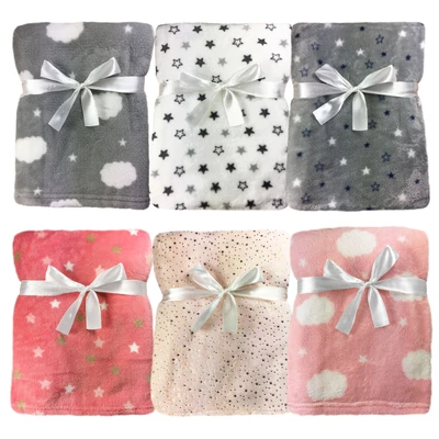 £5.99 • Buy Baby Blanket Boy Girl Soft Luxury Velvet Plush Moses Basket Cot Bed Buggy Travel