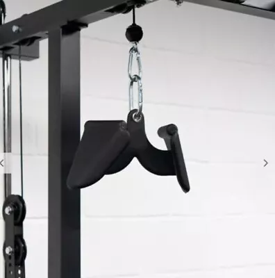 £19.95 • Buy Swiss Power Grip Fitness Gym Cable Attachment Handle MAX Neutral Grip New £19.95