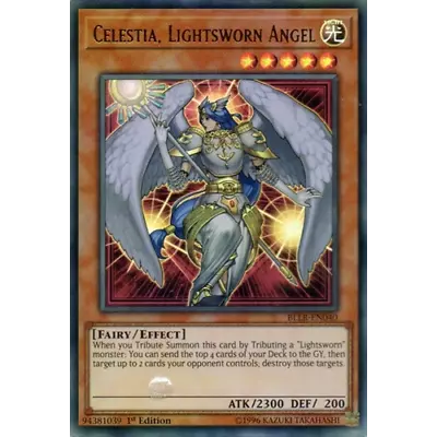 Celestia Lightsworn Angel - BLLR-EN040 - Ultra Rare - 1st Edition • $1.49