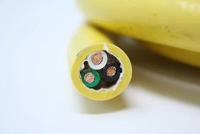 8 Ft 10/3 Yellow So Marine Grade Rubber Cord Extension Wire/cable • $34