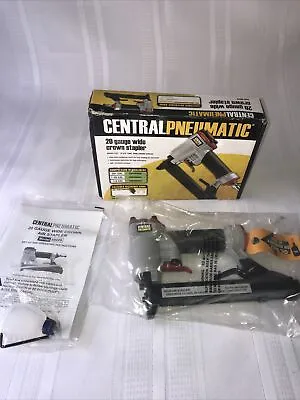Central Pneumatic Wide Crown Air Stapler 20 Gauge For Carpets Furniture Tool  • $55