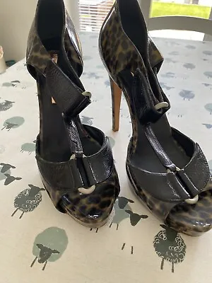 £48 • Buy RUPERT SANDERSON VERO CUOIO HIGH HEELED SHOES (size 7)