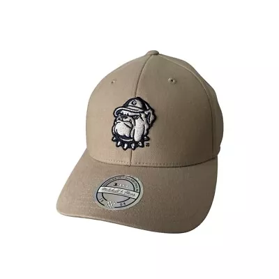 Georgetown Hoyas NCAA Mitchell & Ness Basketball Cap Hat - Beige Snapback  • £25