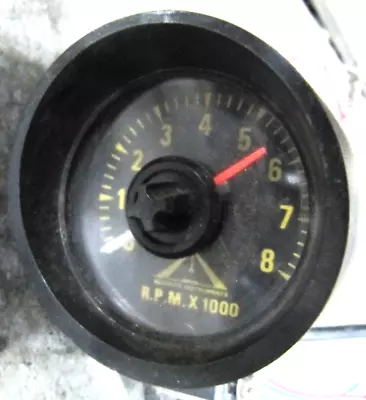 Vintage 8000 Rpm Mini Tachometer Gasser Hotrod Ratrod Restomod + Mounting Nice!! • $19