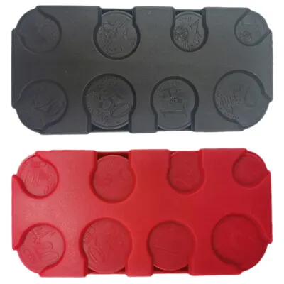  2 Pcs Coin Storage Box Plastic Money Dispenser Sorter Car Holder Uk • £12.97