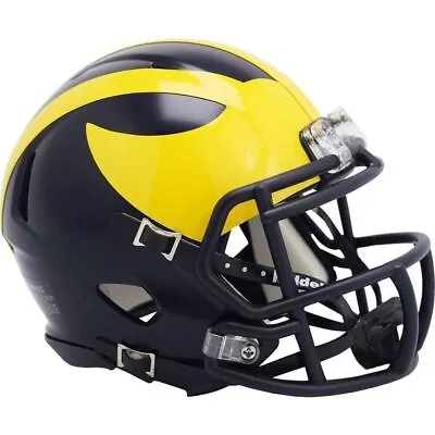 Michigan Wolverines NCAA Riddell Speed Mini Helmet New In Box • $29.95