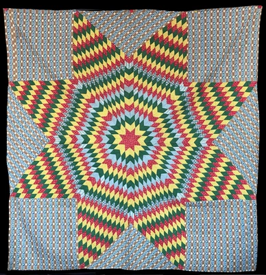 $850 • Buy Antique 1840 Lone Star Quilt