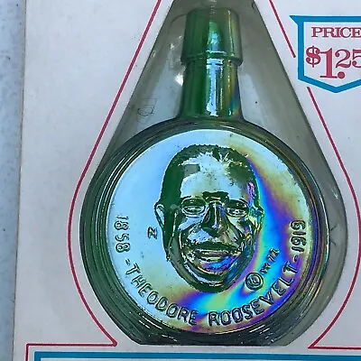 $7.99 • Buy WHEATON INDUSTRIES Miniature PRESIDENTIAL Glass Decanters THEODORE ROOSEVELT