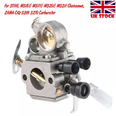 Carburettor Carb Fits Stihl Ms171 Ms181 Ms211 Zama C1q-s269 Chainsaw Uk Stock • £9.69