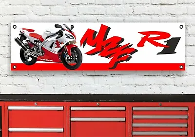 Br70b Yamaha Yzf1000 R1 4xv Red Carb Workshop Banner Sign • $42.49