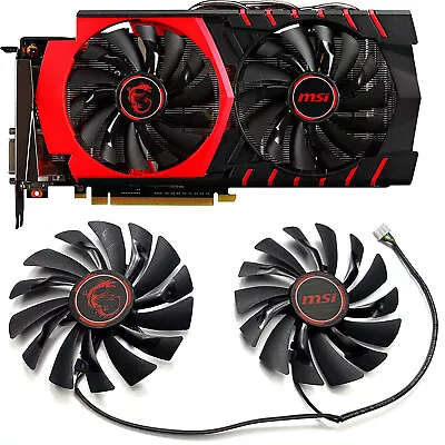 For MSI R9 390X 390 380/R7 370 GAMING Graphics Card Cooling Fan Cooler Radiator • $29.02