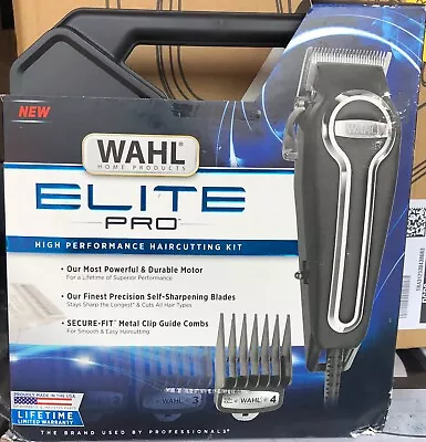 Wahl USA Elite Pro High-Performance Haircut Grooming Kit For Men ELITE PRO 79602 • $58.99