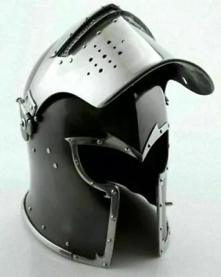 Medieval Knight Sugarloaf Crusader Helmet Armor Templar Viking Helmet SCA Larp  • $142.65